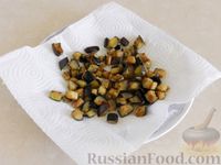 Салат из жареных баклажанов с орехами и чесноком